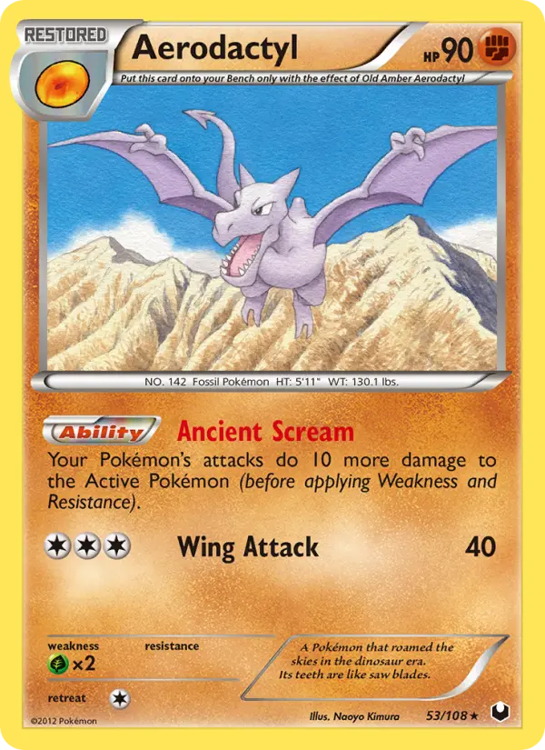 Aerodactyl #53 — Dark Explorers