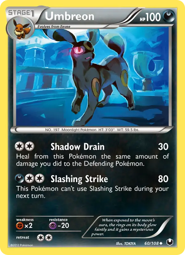 Umbreon #60 — Dark Explorers