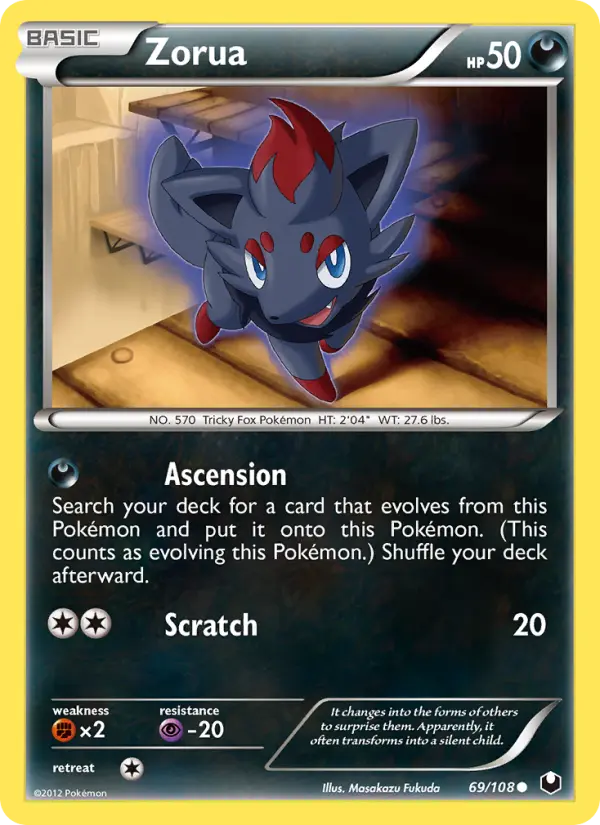 Zorua #69 — Dark Explorers