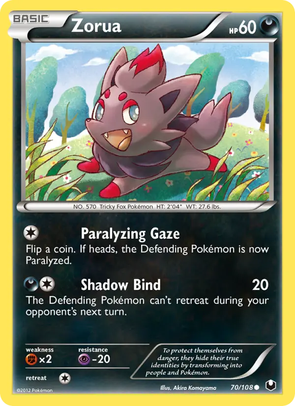 Zorua #70 — Dark Explorers