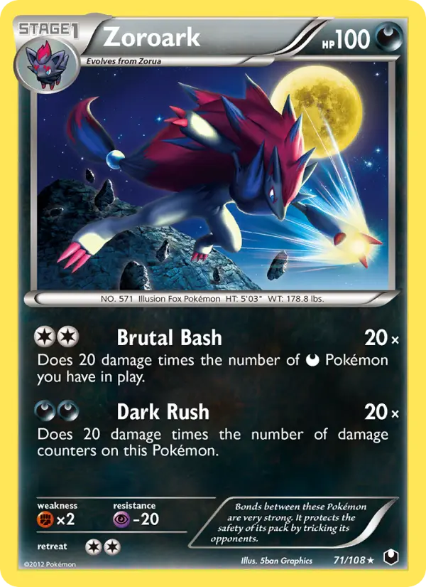 Zoroark #71 — Dark Explorers