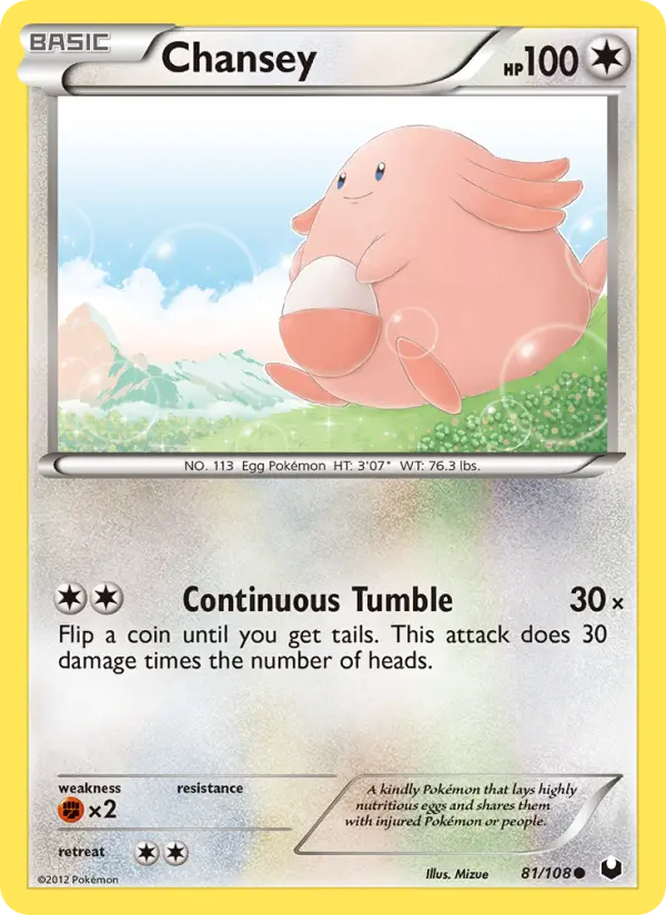 Chansey #81 — Dark Explorers