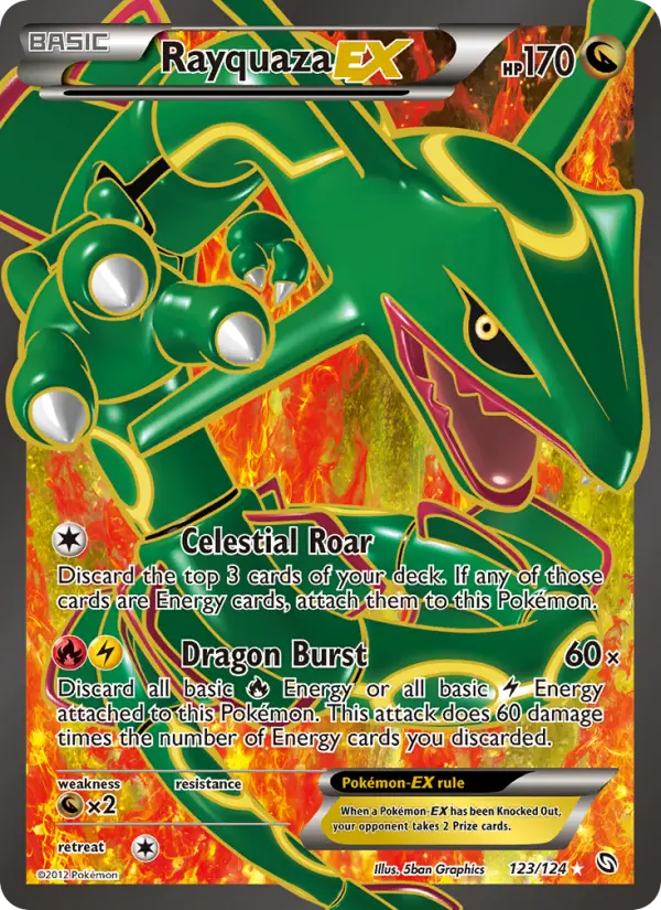 Rayquaza-EX #123 — Dragons Exalted