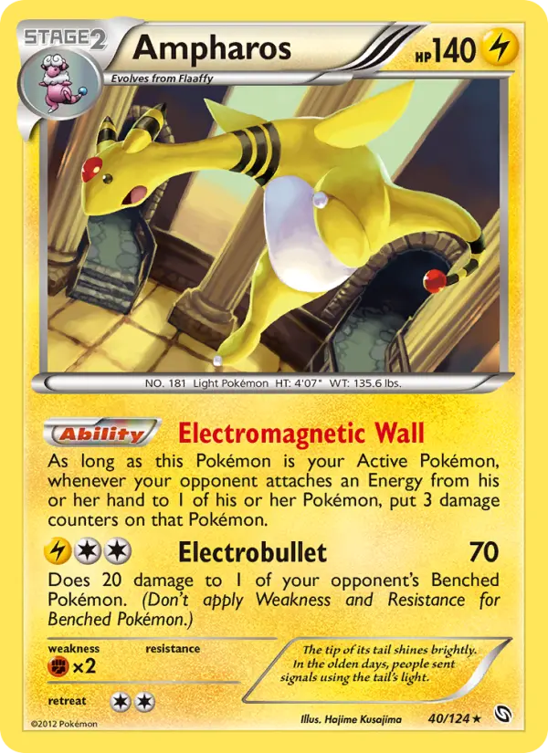 Ampharos #40 — Dragons Exalted