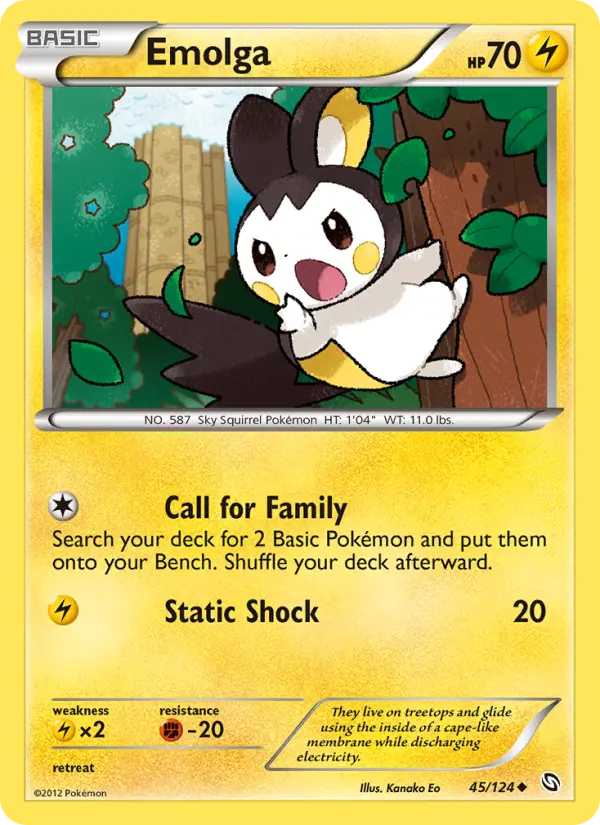 Emolga #45 — Dragons Exalted