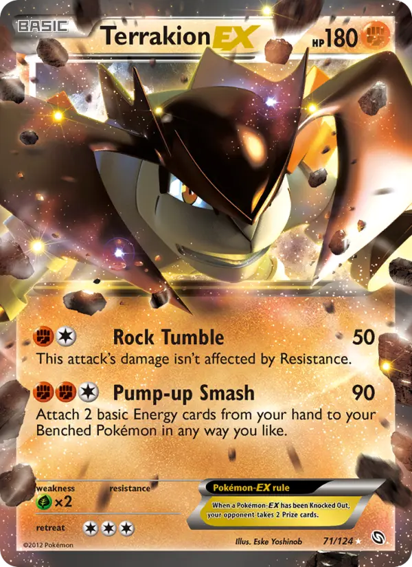 Terrakion-EX #71 — Dragons Exalted