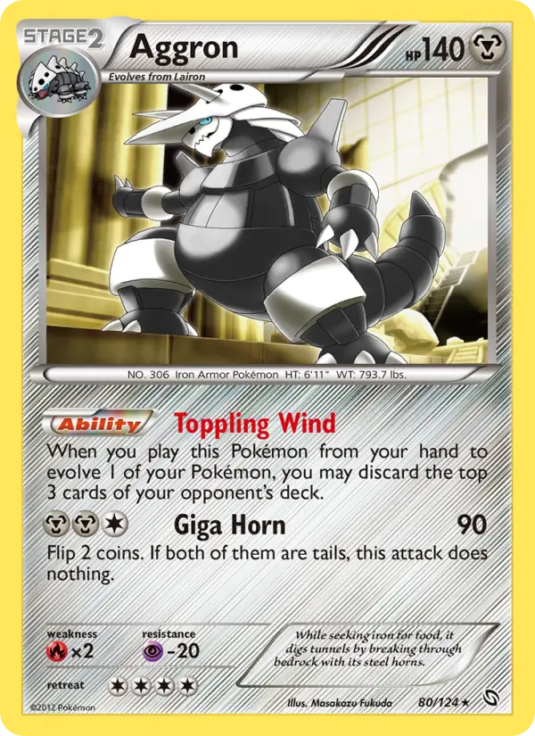Aggron #80 — Dragons Exalted