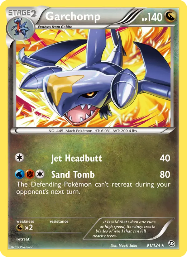 Garchomp #91 — Dragons Exalted