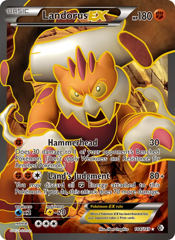 Landorus-EX #144 — Boundaries Crossed