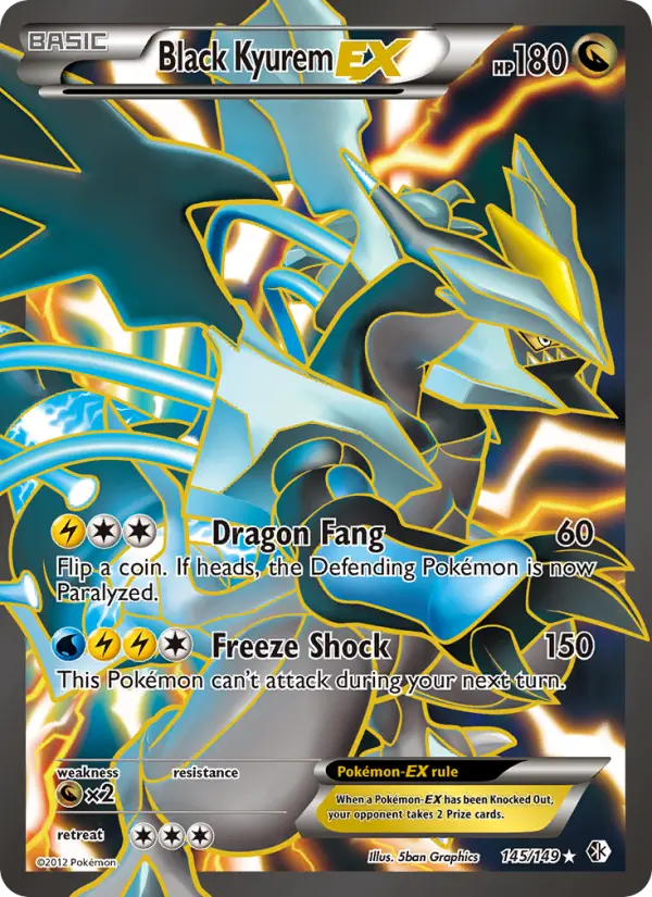 Black Kyurem-EX #145 — Boundaries Crossed