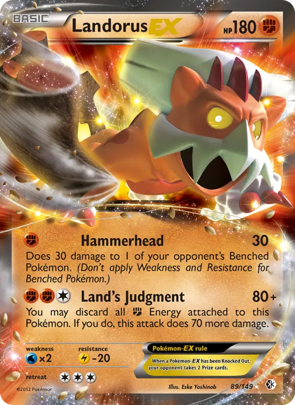 Landorus-EX #89 — Boundaries Crossed
