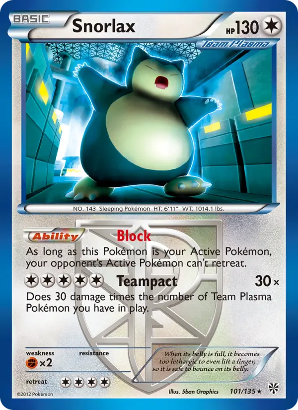 Snorlax #101 — Plasma Storm