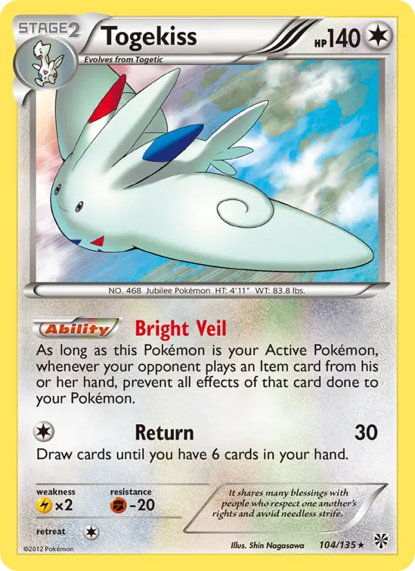 Togekiss #104 — Plasma Storm