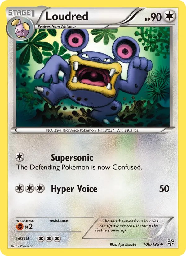 Loudred #106 — Plasma Storm
