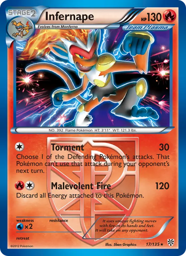 Infernape #17 — Plasma Storm