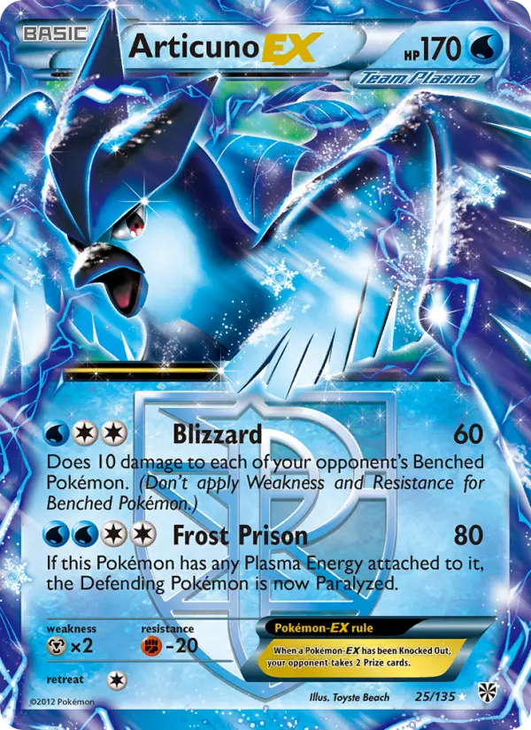 Articuno-EX #25 — Plasma Storm