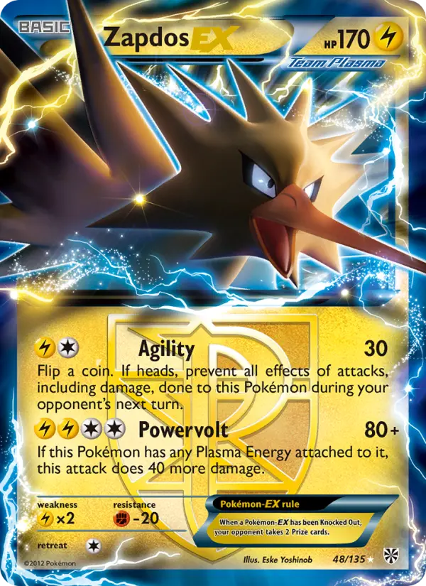 Zapdos-EX #48 — Plasma Storm