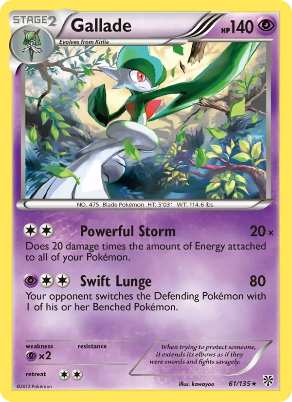 Gallade #61 — Plasma Storm