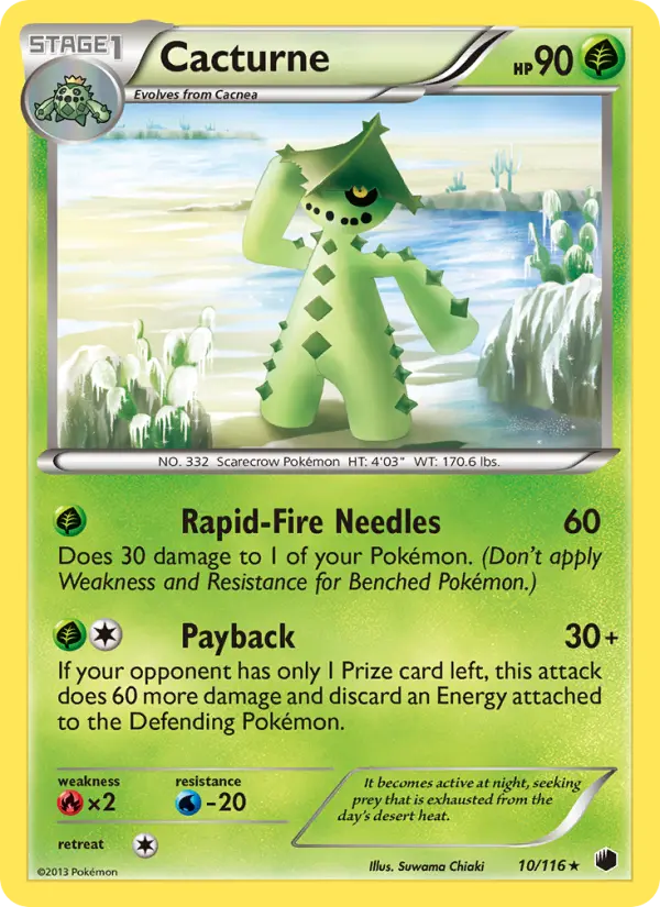 Cacturne #10 — Plasma Freeze