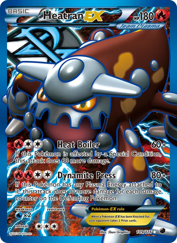 Heatran-EX #109 — Plasma Freeze