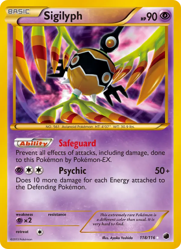 Sigilyph #118 — Plasma Freeze