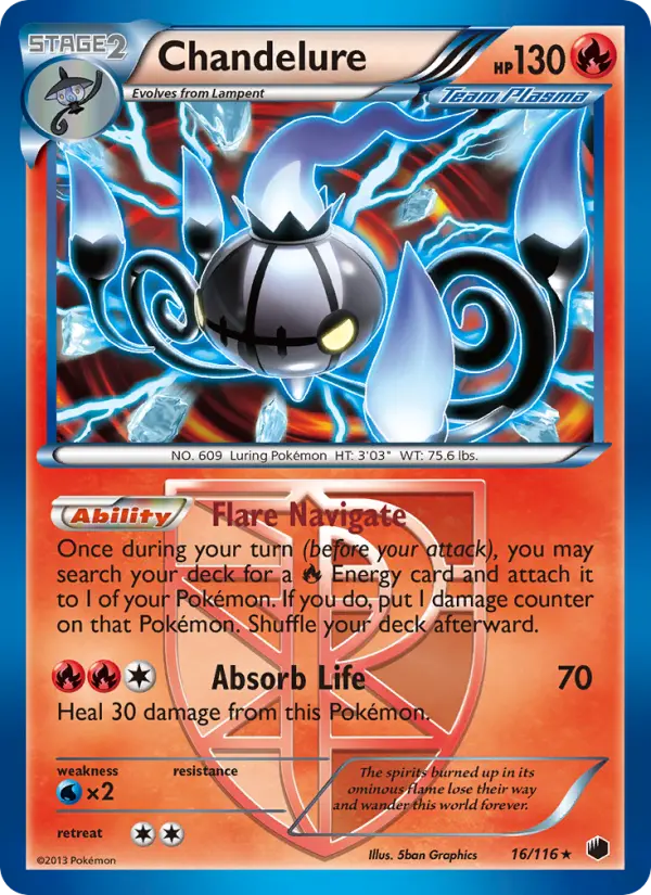 Chandelure #16 — Plasma Freeze