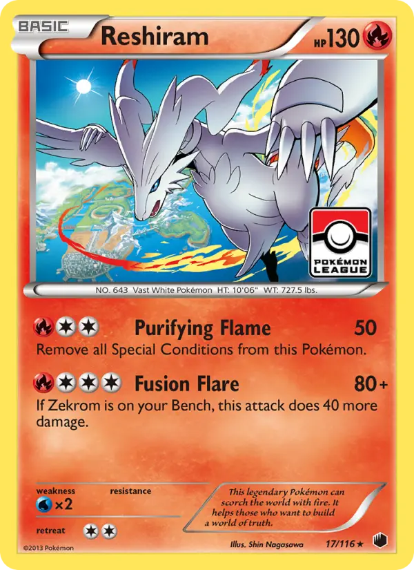 Reshiram #17 — Plasma Freeze