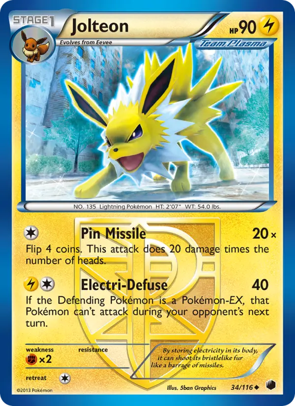 Jolteon #34 — Plasma Freeze