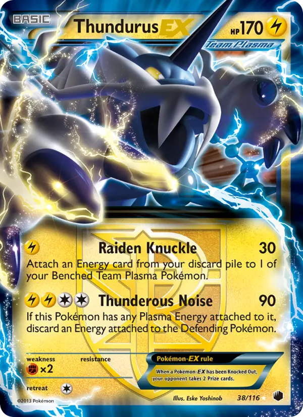 Thundurus-EX #38 — Plasma Freeze
