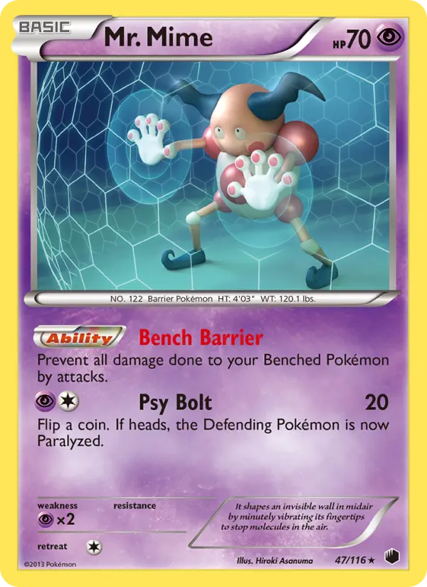 Mr. Mime #47 — Plasma Freeze