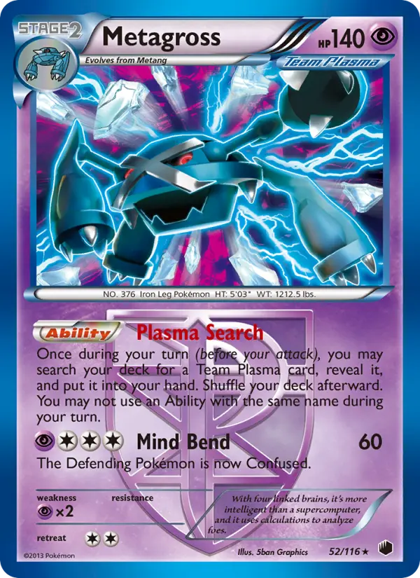 Metagross #52 — Plasma Freeze