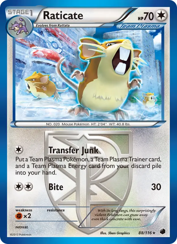 Raticate #88 — Plasma Freeze