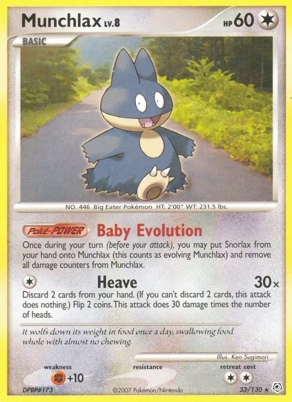 Munchlax #33 — Diamond & Pearl