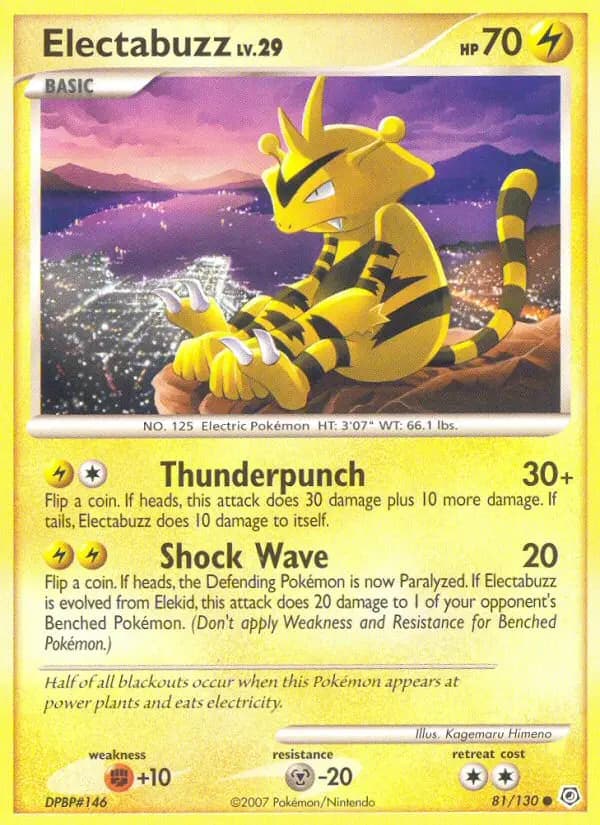 Electabuzz #81 — Diamond & Pearl