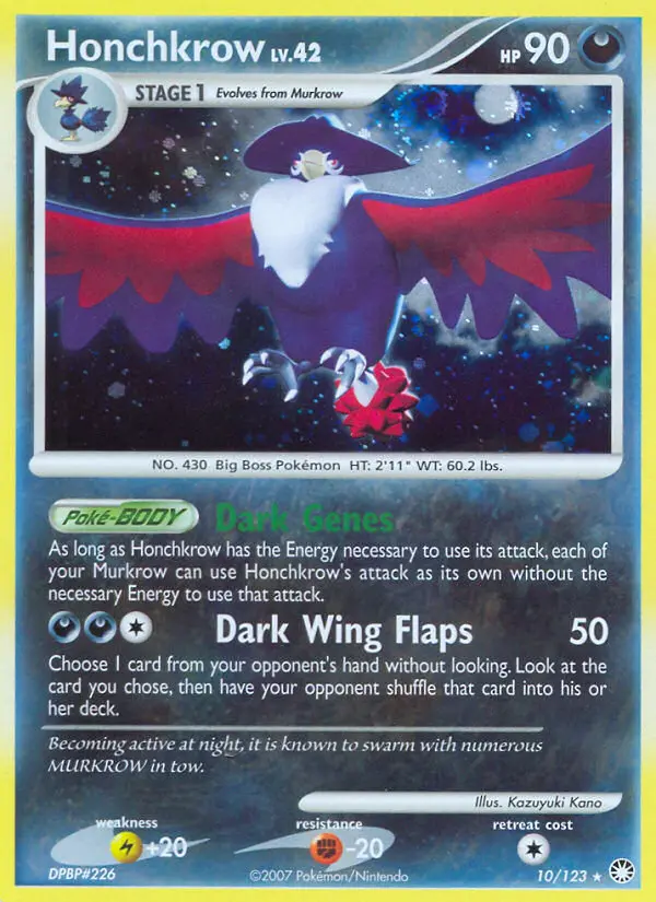 Honchkrow #10 — Mysterious Treasures