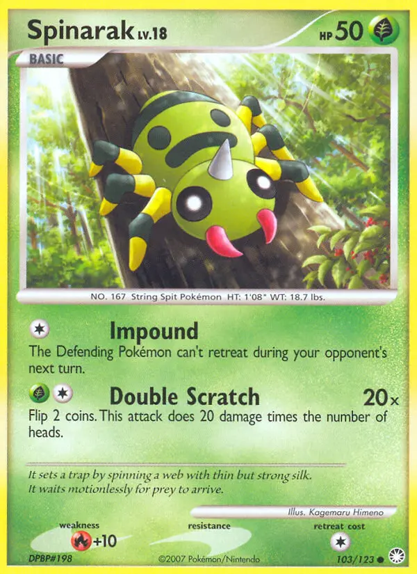 Spinarak #103 — Mysterious Treasures