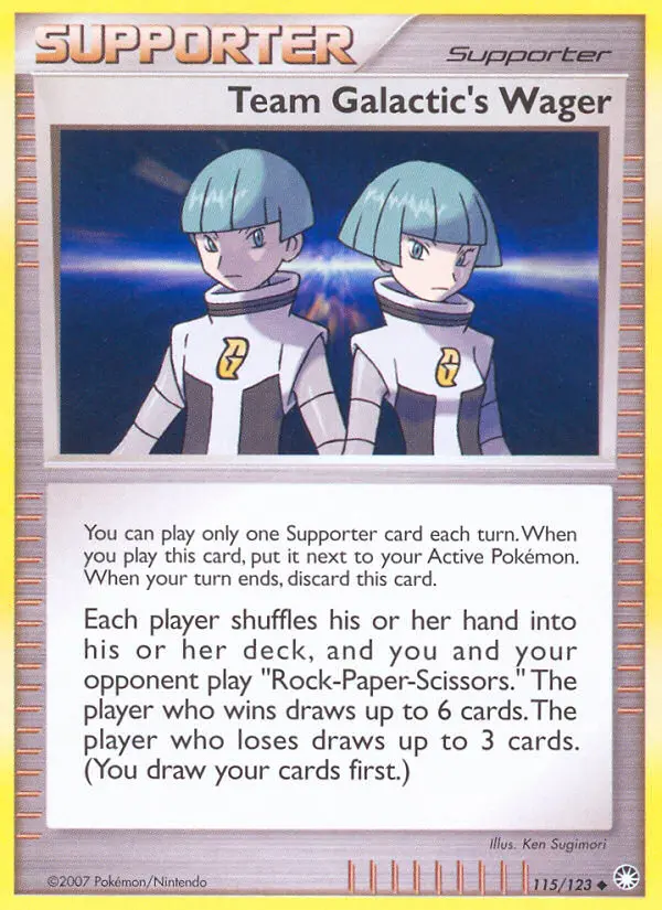 Team Galactic's Wager #115 — Mysterious Treasures