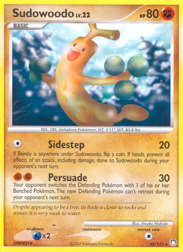 Sudowoodo #35 — Mysterious Treasures