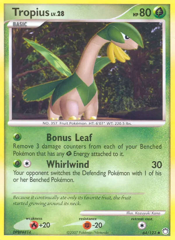 Tropius #64 — Mysterious Treasures