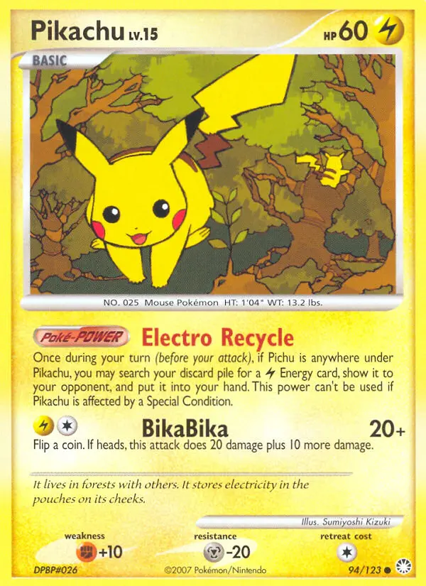 Pikachu #94 — Mysterious Treasures