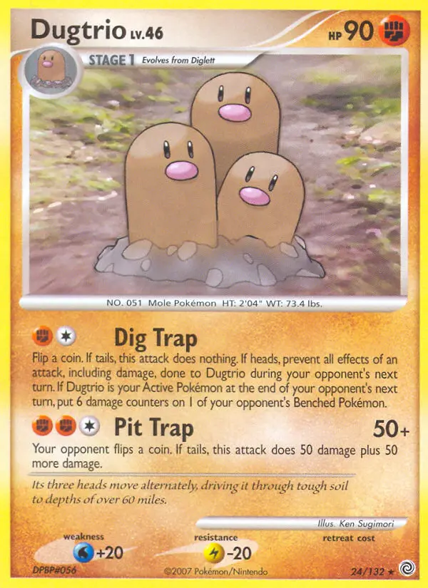 Dugtrio #24 — Secret Wonders
