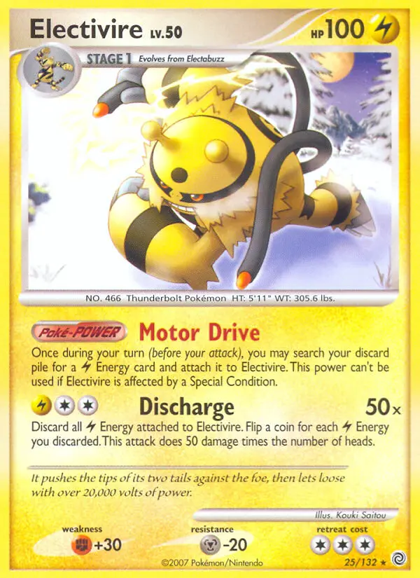 Electivire #25 — Secret Wonders