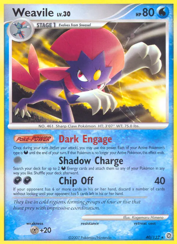 Weavile #40 — Secret Wonders