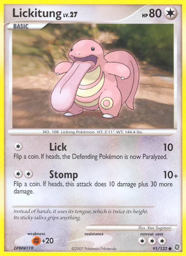 Lickitung #91 — Secret Wonders