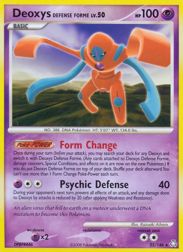 Deoxys Defense Forme #25 — Legends Awakened