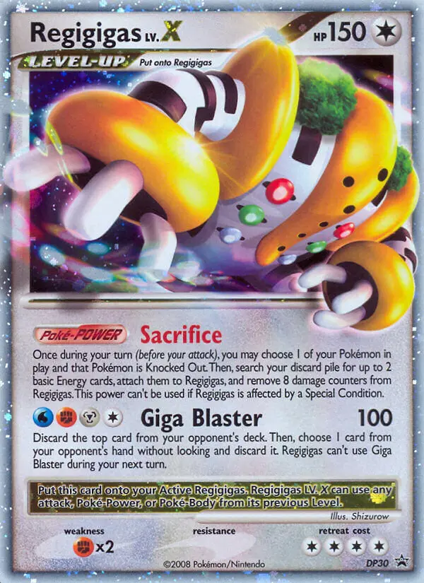 Regigigas #DP30 — Diamond & Pearl Promos