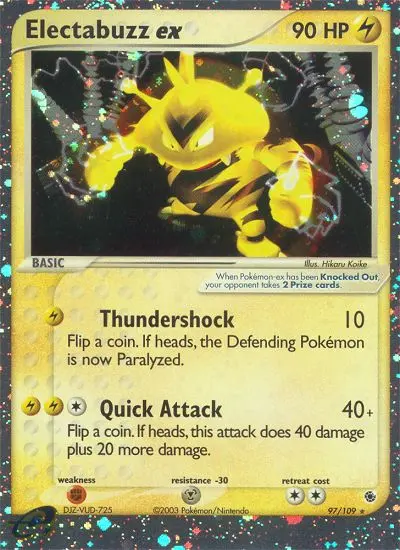 Electabuzz ex #97 — Ruby & Sapphire
