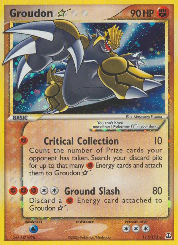 Groudon Star #111 — Delta Species