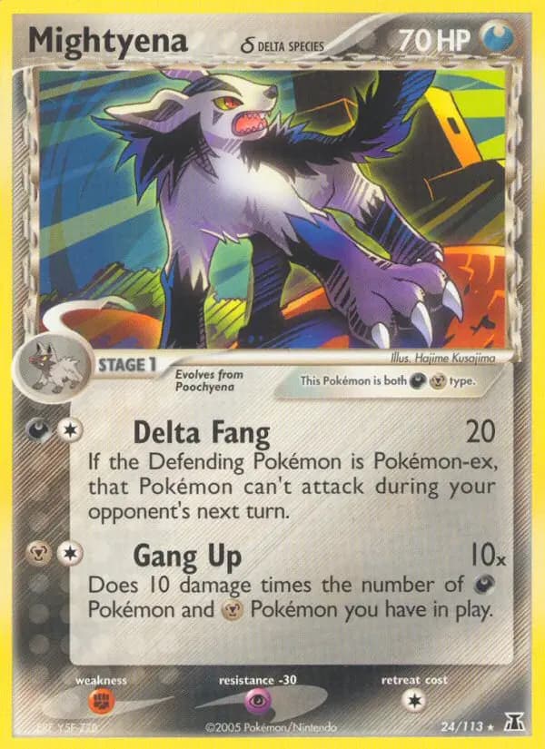 Mightyena δ #24 — Delta Species