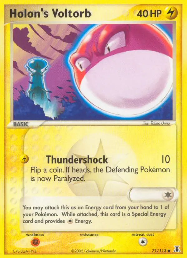Holon's Voltorb #71 — Delta Species